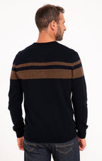 Pull col rond rayé Bico - 2