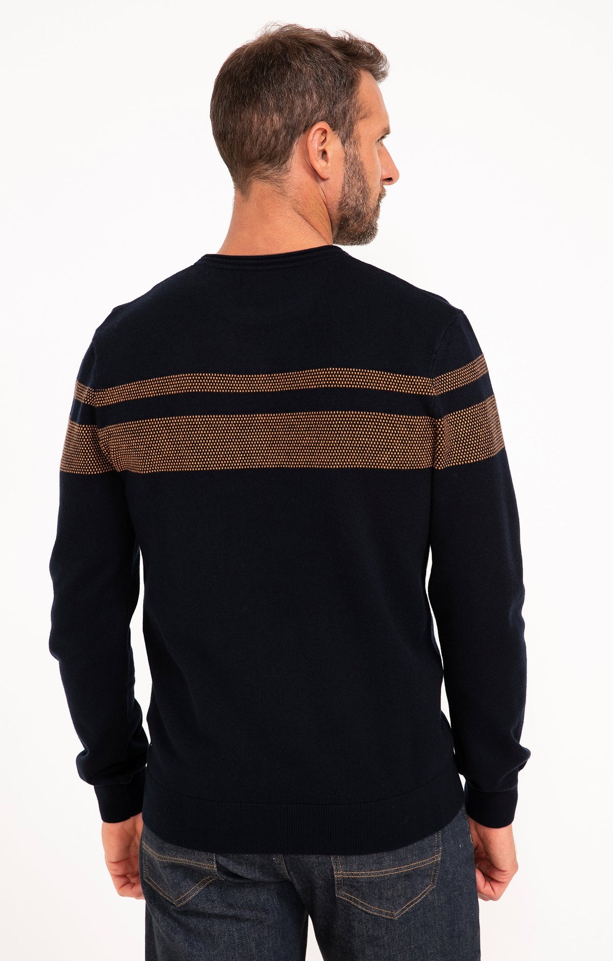 Pull col rond rayé Bico - 2
