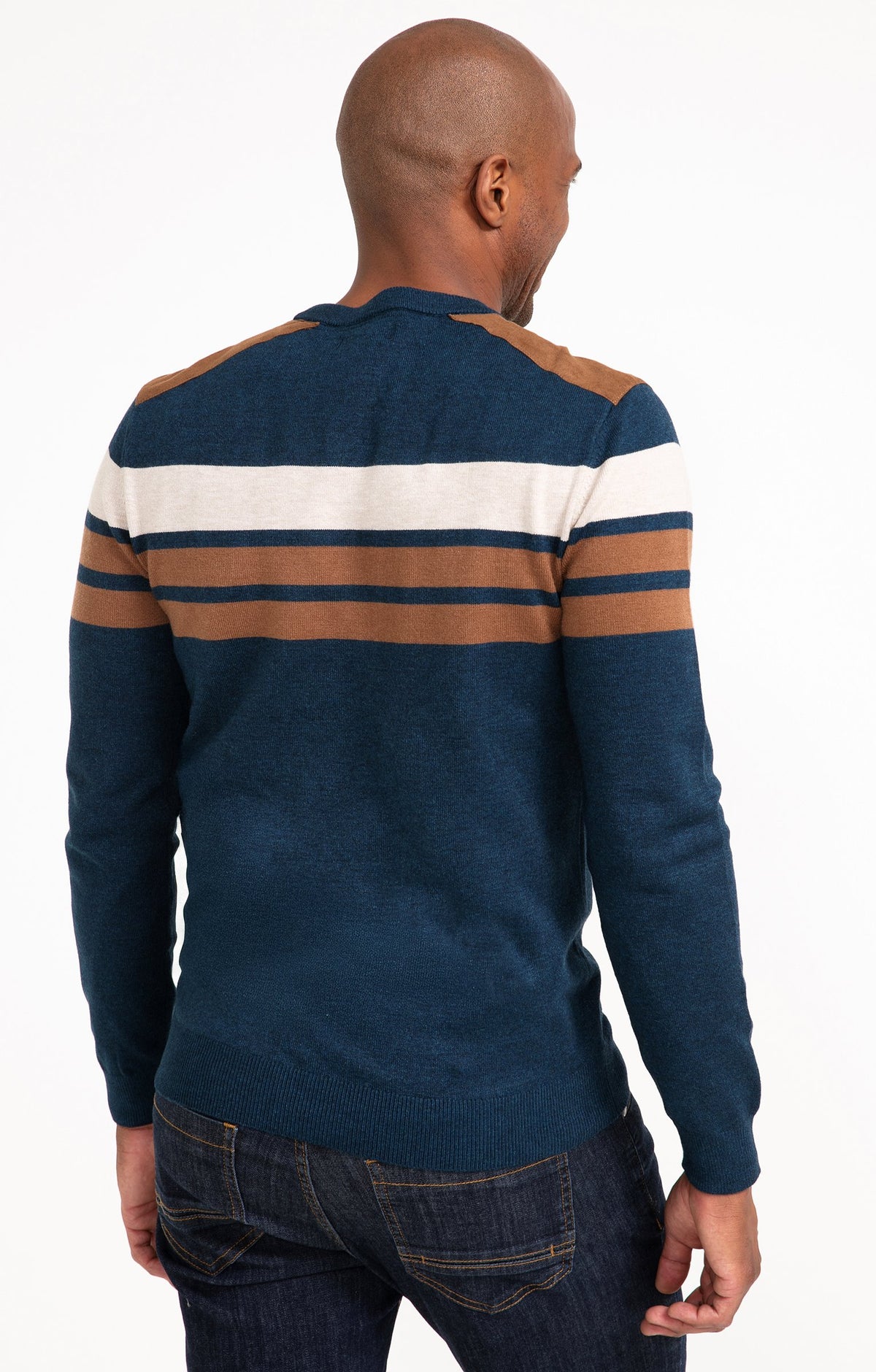 Pull col rond rayé Gazy - 2