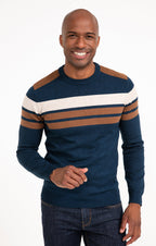 Pull col rond rayé Gazy - 1