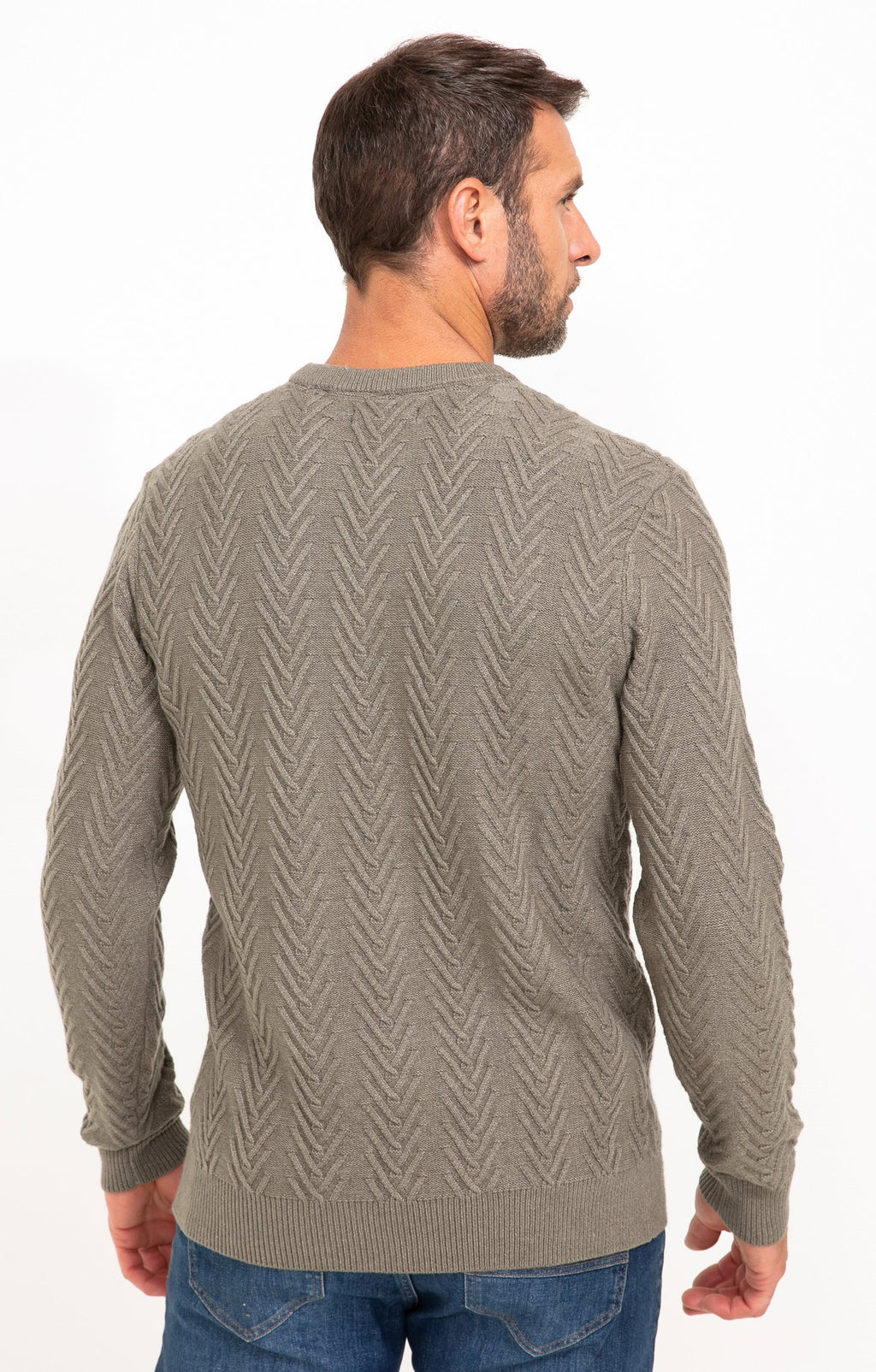 Pull col rond Torsade - 2