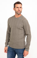 Pull col rond Torsade - 1