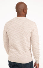 Pull col rond uni jacquard Zaggy - 2