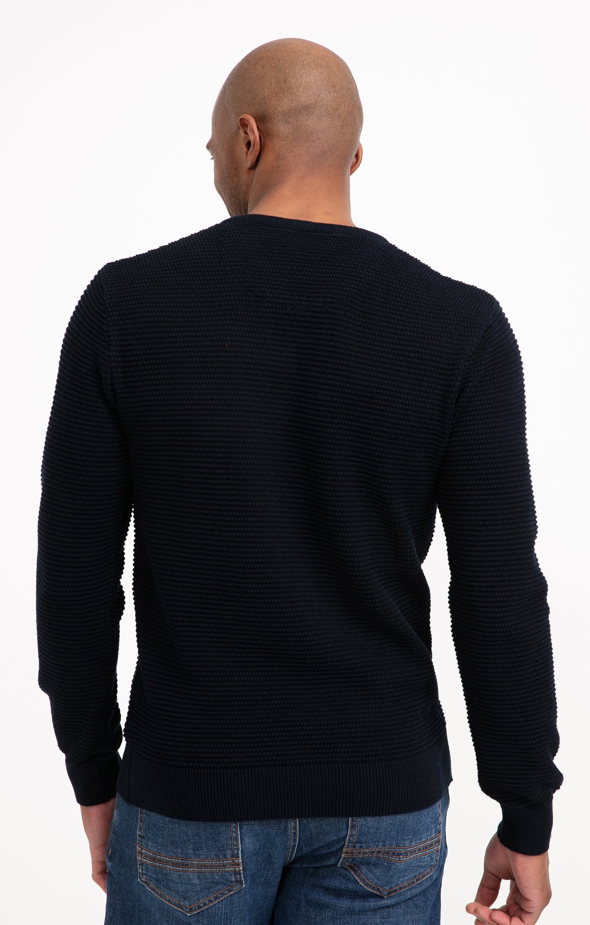 Pull col rond uni Nautic - 2