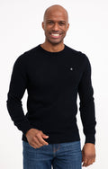 Pull col rond uni Nautic - 1