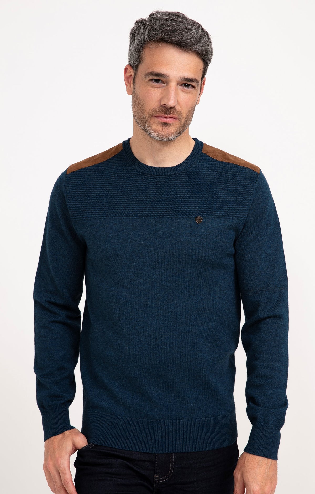 Pull col rond uni Sued - 3