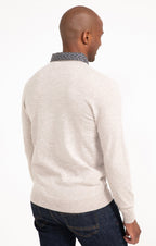 Pull col V avec chemise Lup - 6