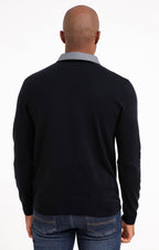 Pull col V avec chemise Lup - 4