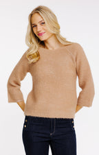 Pull maille fantaisie - 1