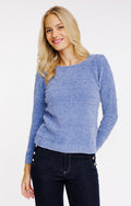 Pull maille fantaisie brillante - 1