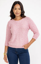Pull matière fantaisie - 1