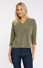 Pull matière fantaisie - 1