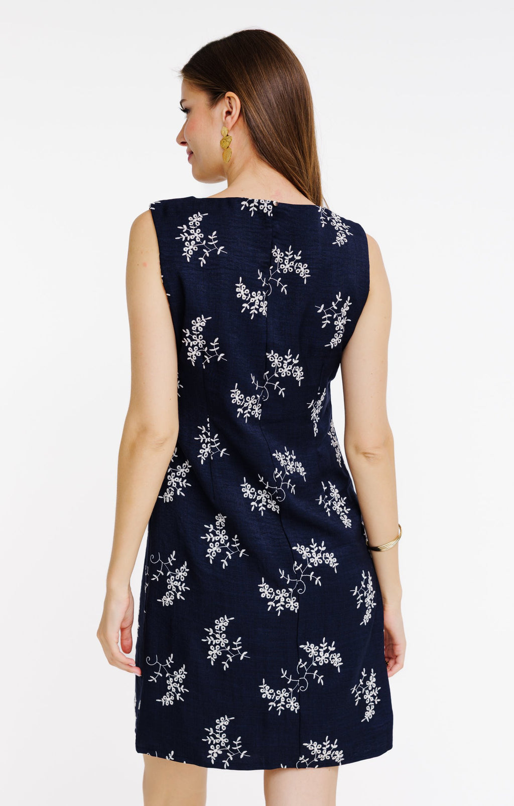 Robe brodée sans manches - 2