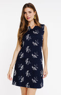 Robe brodée sans manches - 1