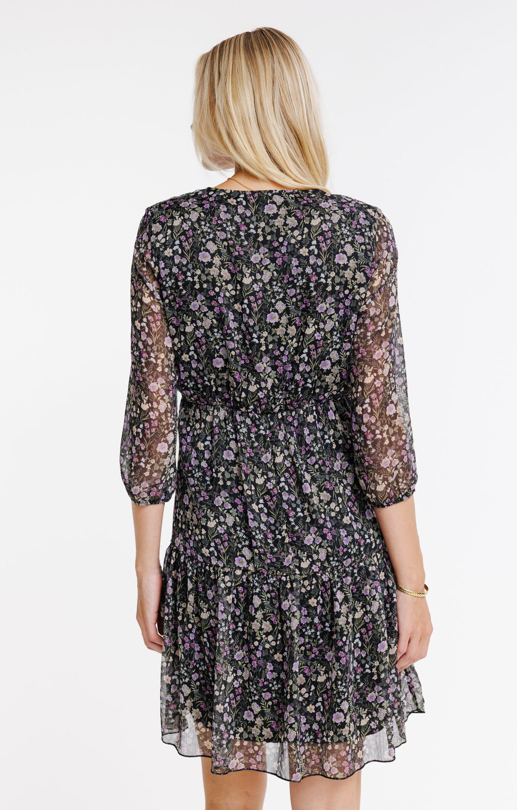 Robe cache-coeur imprimée - 2
