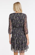 Robe cache-coeur imprimée - 2