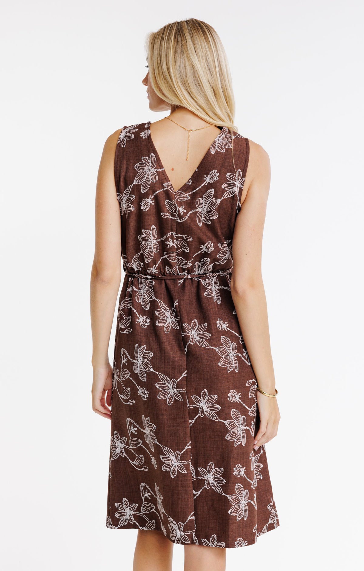 Robe midi imprimée - 2