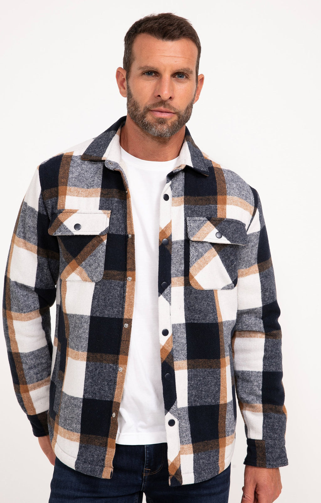 Surchemise Surch Crx Taupe Navy - 1