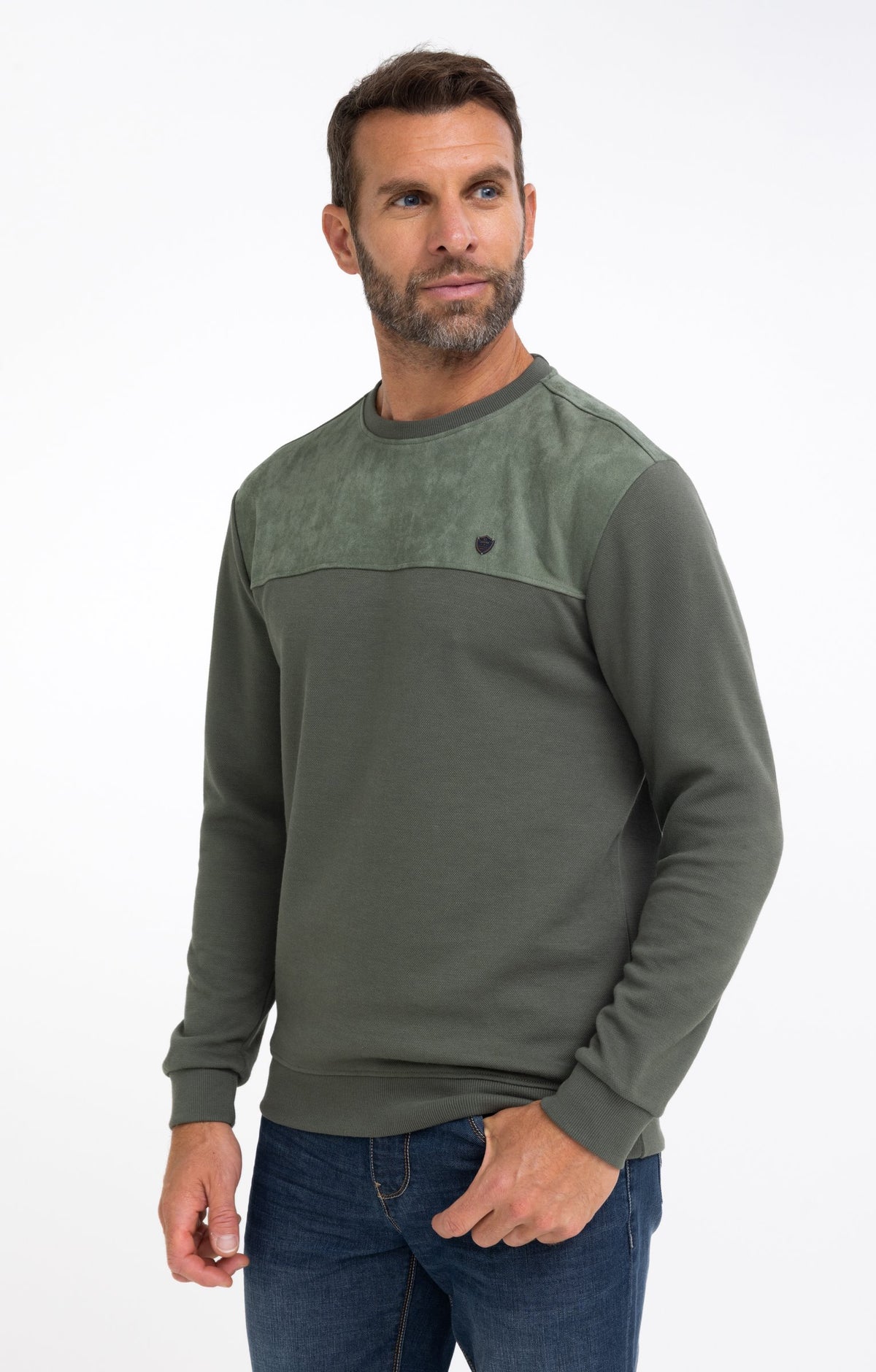 Sweat manches longues Suedine - 1