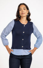 Tee-shirt 2-en-1 col rond - 1