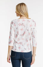 Tee-shirt 3/4 imprimé - 2