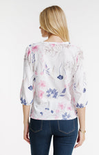 Tee-shirt imprimé fleuri - 2