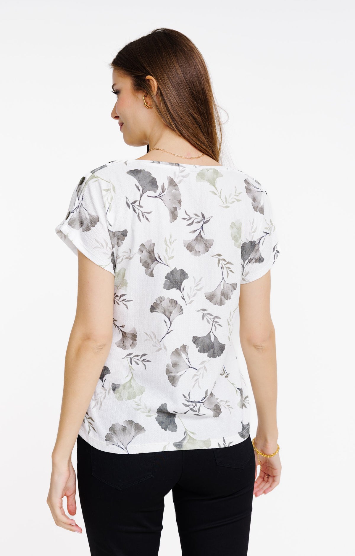 Tee-shirt imprimé col rond - 2
