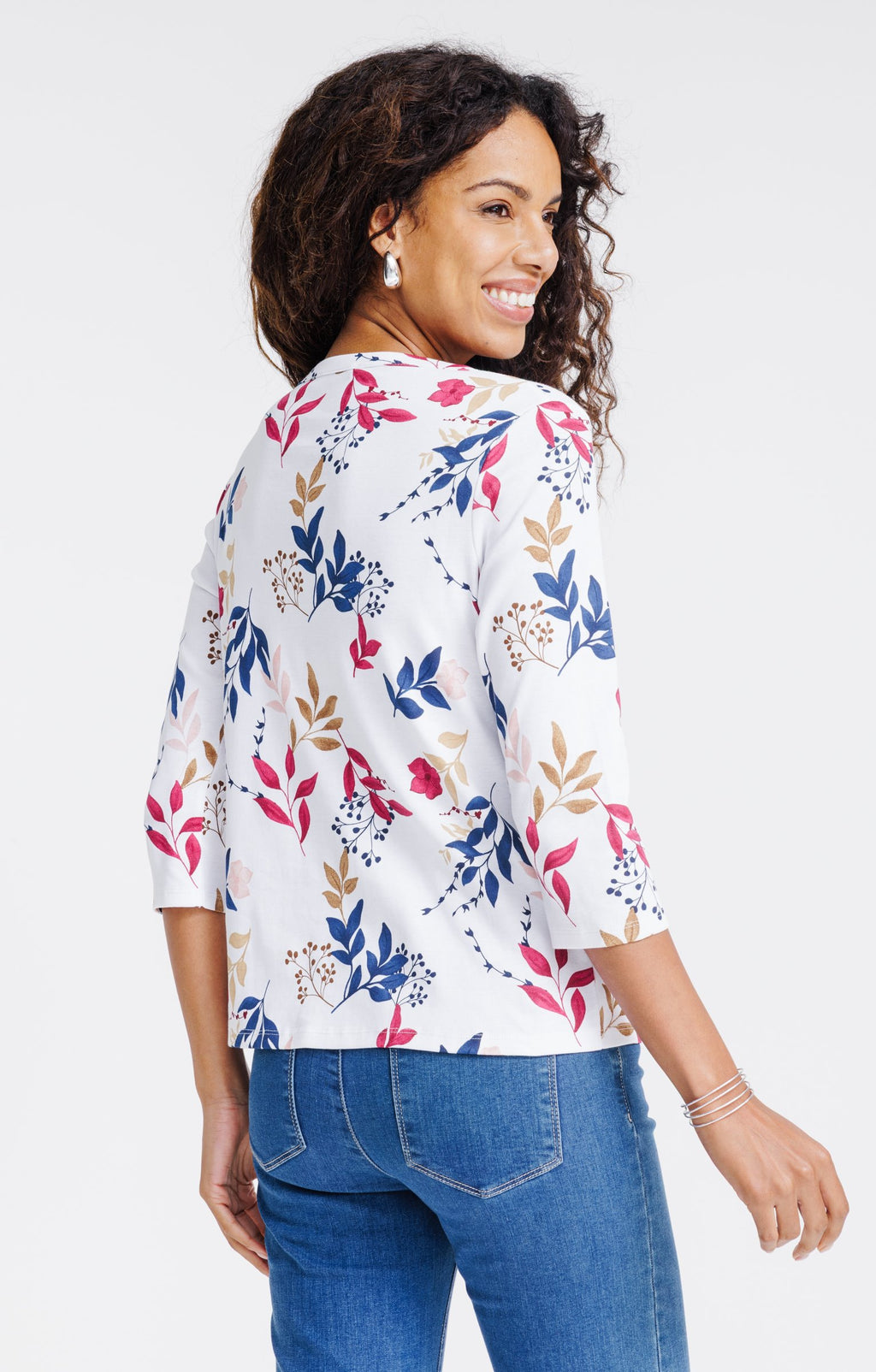 Tee-shirt imprimé manches 3/4 - 4