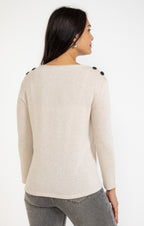 Tee-shirt imprimé placé et manches 3/4 - 2