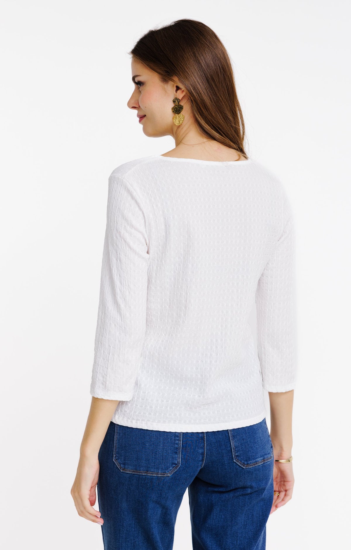 Tee-shirt uni boutons fantaisie - 2