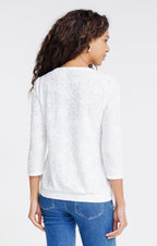 Tee-shirt uni manches 3/4 - 2