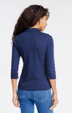 Tee-shirt uni manches 3/4 - 2