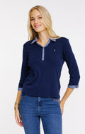 Tee-shirt uni manches 3/4 - 1