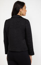 Veste blazer en tissu damassé - 2