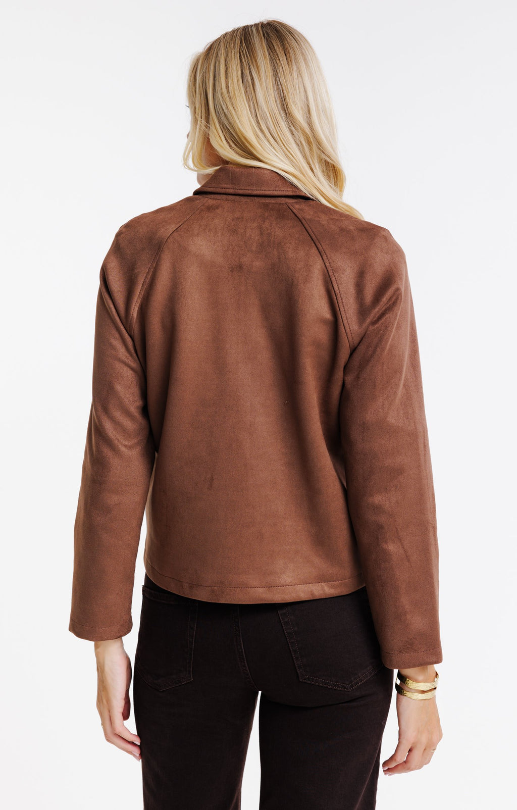 Veste boutonnée en suédine - 2