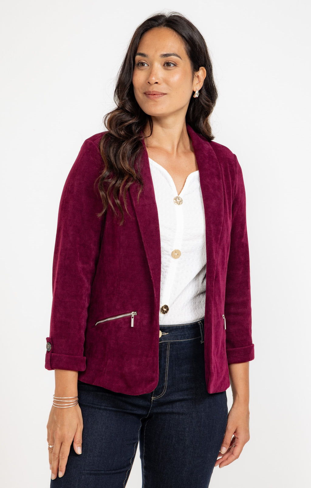 Veste en maille doublée - 1