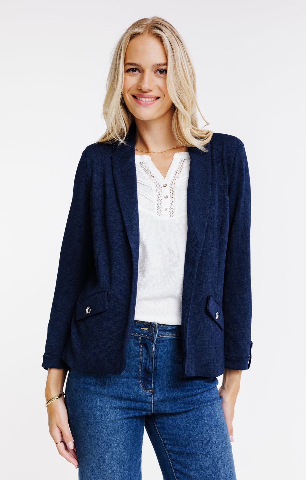 Veste en maille doublée - 1